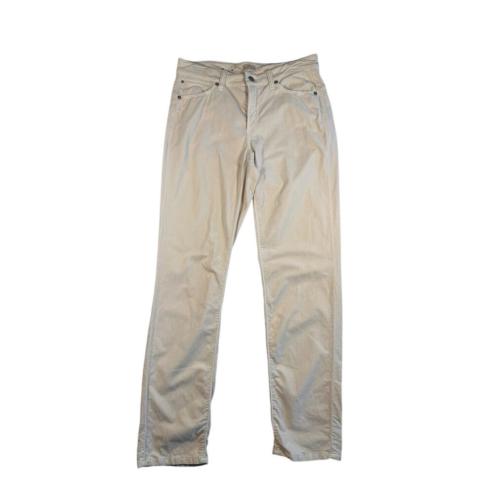 CJ Jeans Women’s Cream Straight-Leg Pants - 10 Minimalist Neutral CozyPant